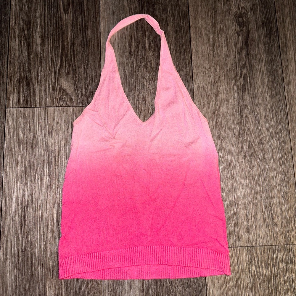 Bebe Knitted Halter Top